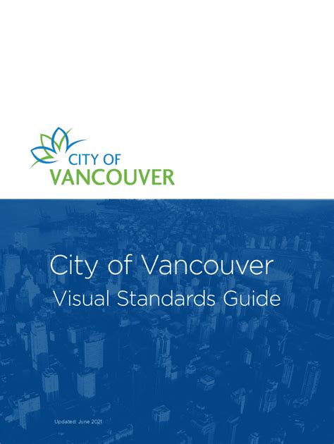 vancouver symbols|Visual Standards Guide .